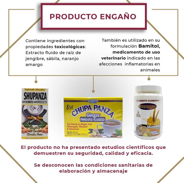 Los consumes? Productos chupa panza contienen sustancia de uso  veterinario - La Prensa