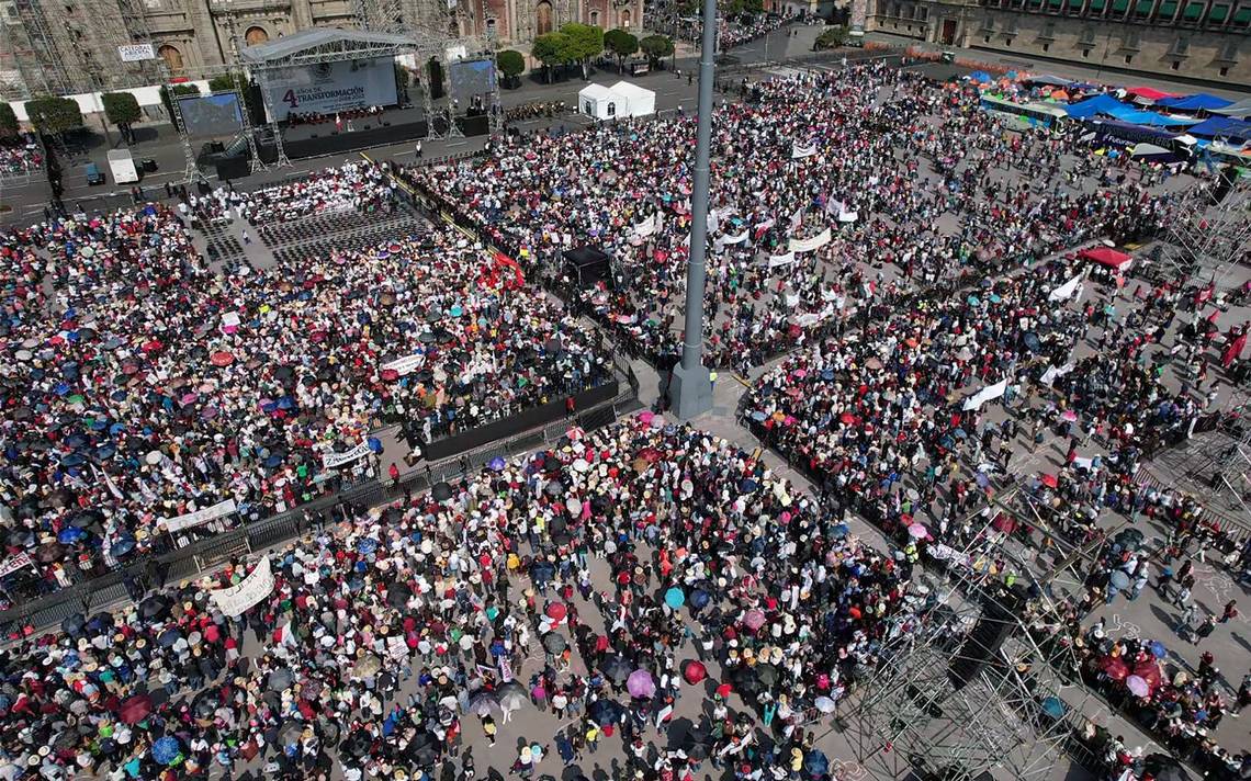 Reporta Sheinbaum saldo blanco y 1.2 millones de asistentes en marcha de  apoyo a AMLO - La Prensa | Noticias policiacas, locales, nacionales