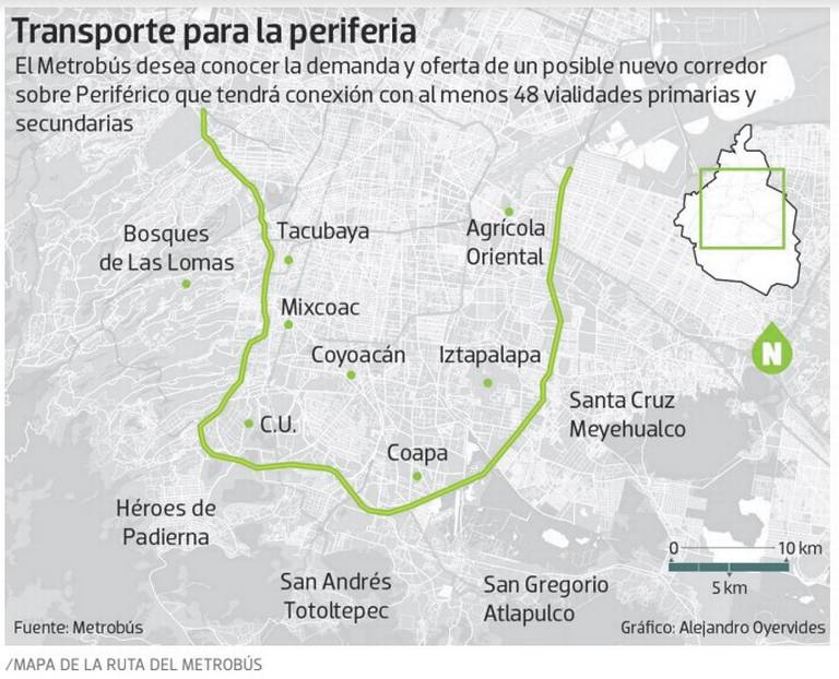 Metrobús de Chapultepec a Cuatro Caminos correría por Periférico - La  Prensa | Noticias policiacas, locales, nacionales