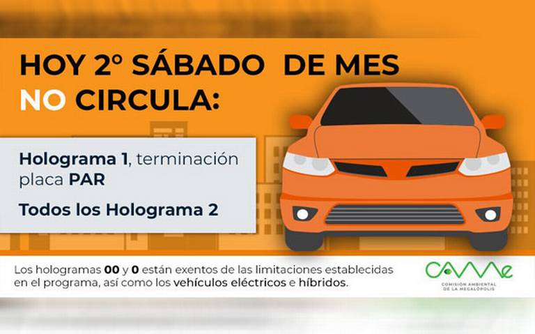 soborno Frente al mar Joven Hoy no circulan autos con holograma 2 y 1 placa par - La Prensa | Noticias  policiacas, locales, nacionales